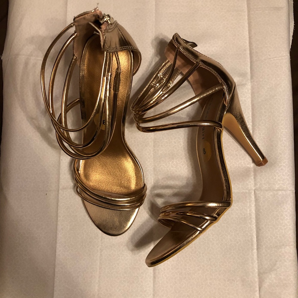 Madden Girl Gold Heels